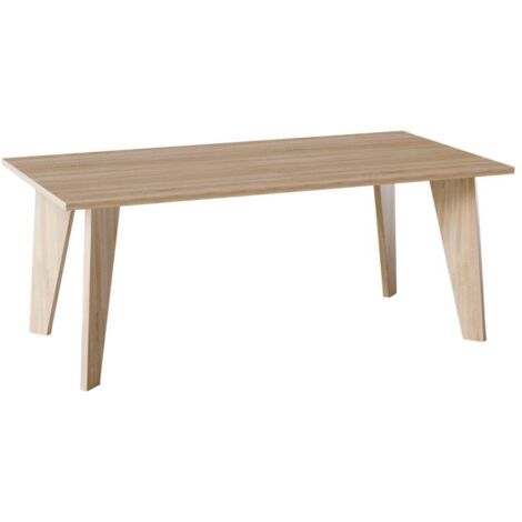 Mesa ARIS 138x80 cm para cocina, salón, comedor Roble Sonoma (1/4)