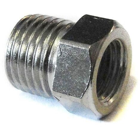 ACOPLADOR NEUMÁTICO REDUCTOR CONECTOR DE AIRE 1/8 IN X 1/4 OUT