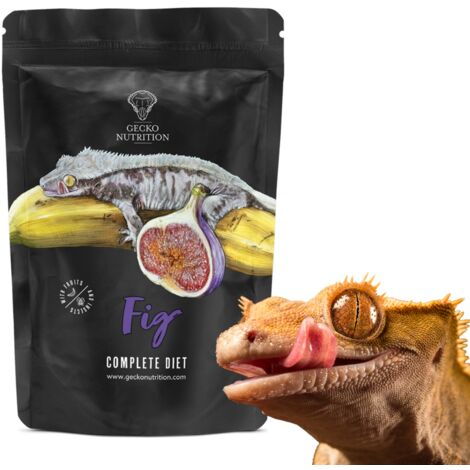 Gecko Nutrition Banana Fig - alimento para geckos: Gecko crestado, Felsuma 50g (1/4)