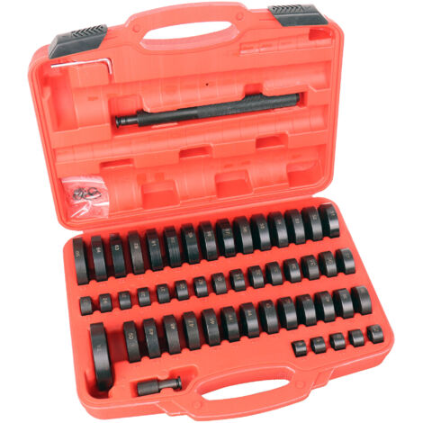 JUEGO DE EXTRACTOR DE COJINETES DE MANGUITO 52 PIEZAS TALLER 18-74MM (1/5)