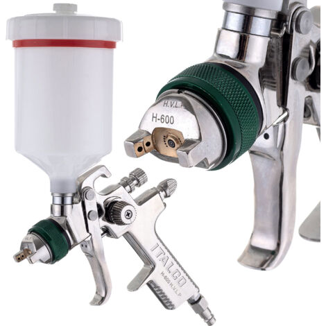 PISTOLA PULVERIZADORA ITALCO HVLP BOQUILLA DE 1,3 MM PARA PINTURA DE VEHÍCULOS