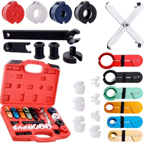 KIT DESCONECTORES DE MANGUERA DE AIRE ACONDICIONADO DE COMBUSTIBLE 21 PIEZAS (1/5)