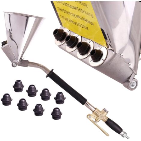 D011B MÁQUINA NEUMÁTICA PARA YESERÍA para techos + 8 boquillas (1/5)
