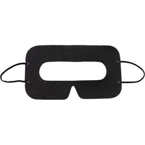 100 piezas Mascarillas desechables Gafas de realidad virtual Negras