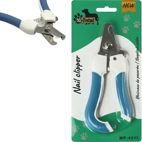 Cortaúñas grande para perros, gatos y conejos, 16 cm Mr. Pretzel (1/2)