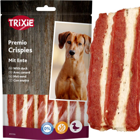 Premio para perros Crispies con carne de pato Trixie PREMIO 100g