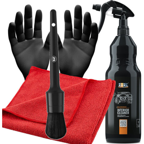 ADBL LIMPIADOR DE INTERIORES 1L + CEPILLO PARA LIMPIAR PLÁSTICOS DEL HABITÁCULO DEL COCHE (1/5)