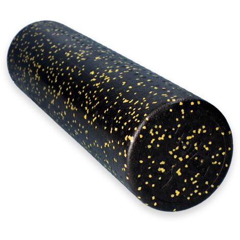 Rodillo de masaje amarillo, material EPP, negro y amarillo, 60 cm (1/5)