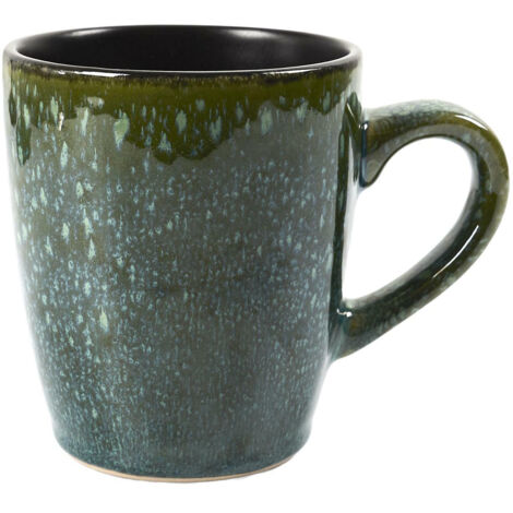 TAZA DE CERÁMICA 300 ml estilo vintage verde