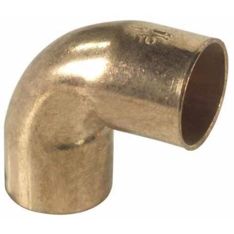 CODO DE COBRE DE DOBLE SUELO BESCO DE 22 MM (1/2)