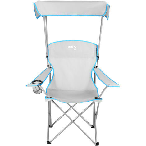 NC3087 SILLA DE CAMPING GRIS PARASOL NILS CAMP (1/5)