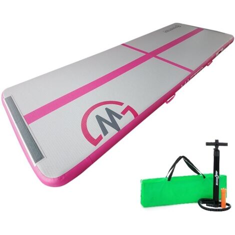 Pista acrobática Airtrack MASTER 200 x 100 x 10 cm - Rosa (1/3)