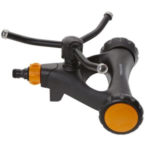 Fiskars Aspersor Rotativo Premium metal 150 m² (1/3)
