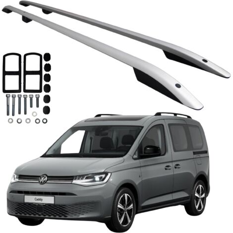 Barras de techo VOLKSWAGEN CADDY FORD TRANSIT CONNECT LONG 2020- Sólidas