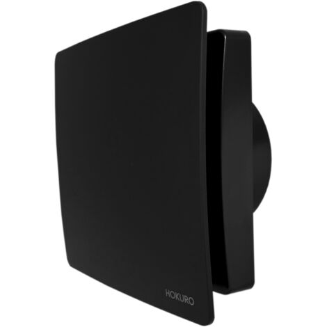 Temporizador ventilador de baño NORTADA HOKURO URO BP-100 T negro