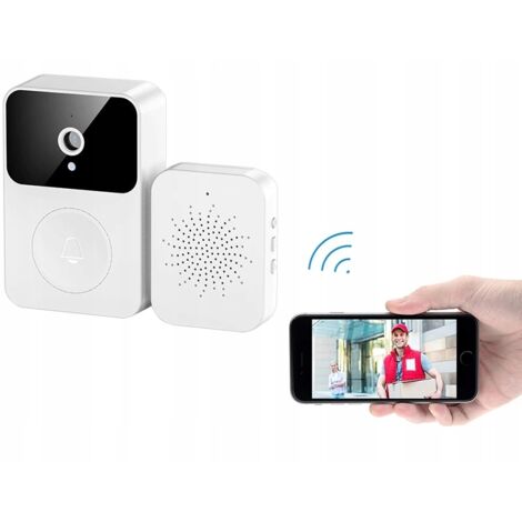 TIMBRE INALÁMBRICO CÁMARA DE VIDEO INTERCOMUNICADOR WIFI 2K 3MP DETECCIÓN IP65
