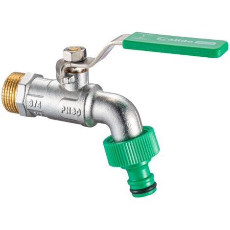 Válvula de bola de extracción resistente a las heladas Calido 3/4x3/4x20 PN30 conector rápido
