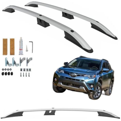 RIELES DE TECHO TOYOTA RAV4 de 2013 a 2018 PLATA (1/5)