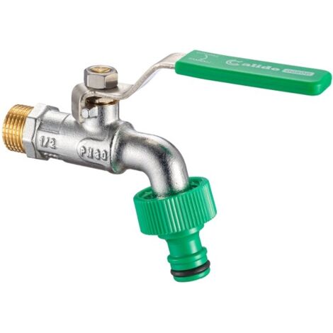 Válvula de bola resistente a las heladas Calido 1/2x3/4 PN30 conector rápido (1/2)