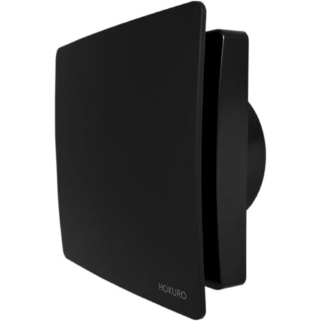 Ventilador de baño humidistato NORTADA HOKURO URO BP-100 H temporizador negro
