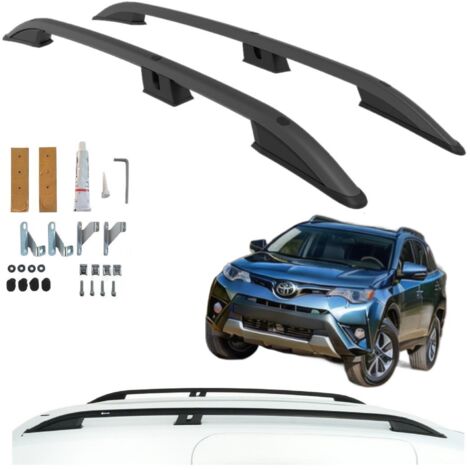 RIELES DE TECHO TOYOTA RAV4 del 2013 al 2018 NEGRO (1/5)