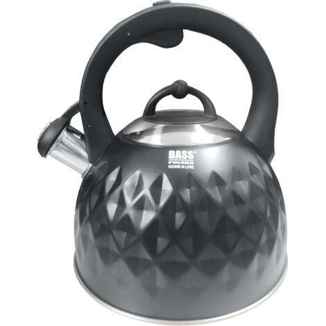 Hervidor de acero inoxidable de 3L con silbato (1/5)