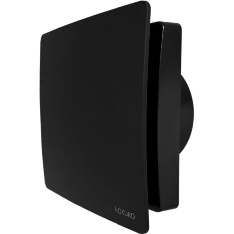 Ventilador de baño NORTADA HOKURO URO BP-100 S negro