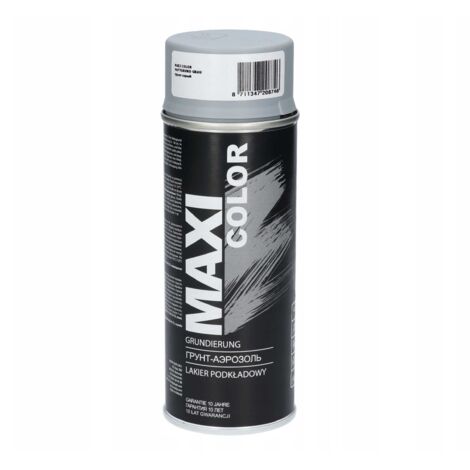 IMPRIMACIÓN ACRÍLICA GRIS MAXI COLOR SPRAY 400ML MOTIP (1/2)