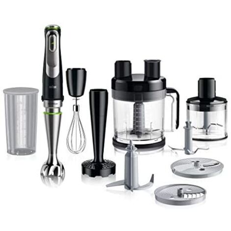 Braun MQ9187XLI batidora de mano negro inox 1200 W