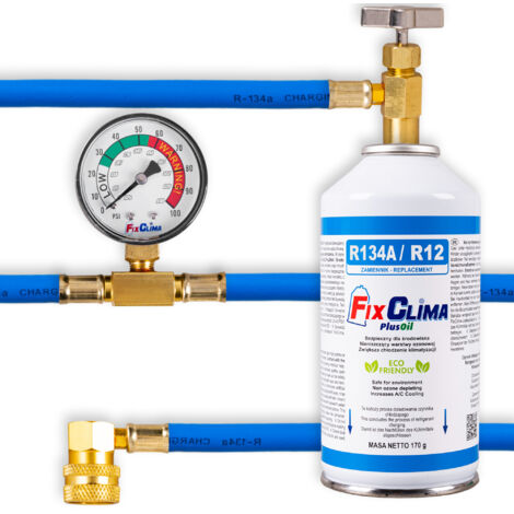 KIT DE LLENADO DE AIRE ACONDICIONADO REFRIGERANTE R134A (1/5)