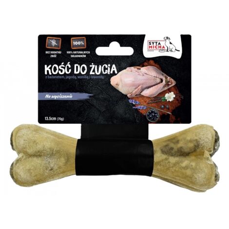 Hueso masticable para calmarse Faisán y ternera con arándanos y lavanda Syta Micha