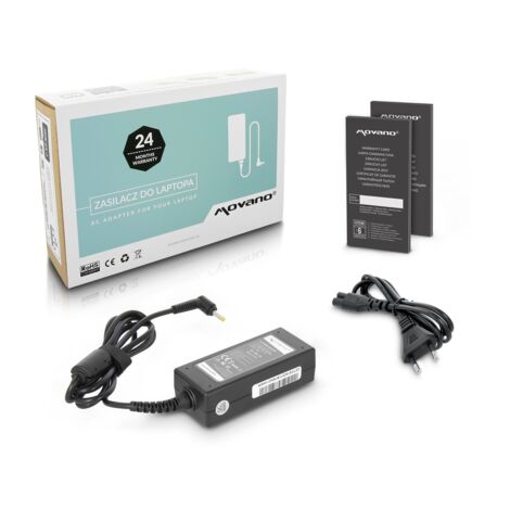 Caricabatterie Toshiba 19V 2.37A 45W – Punta 4.0x1.7mm, Per Satellite U920T, Portege, Chromebook