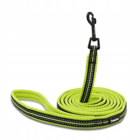 Correa para perros NEON resistente Truelove amarilla 200cm L (1/5)