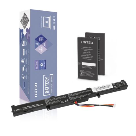 Batería A41N1611 para Asus ROG Strix GL553V GL742V GL752V