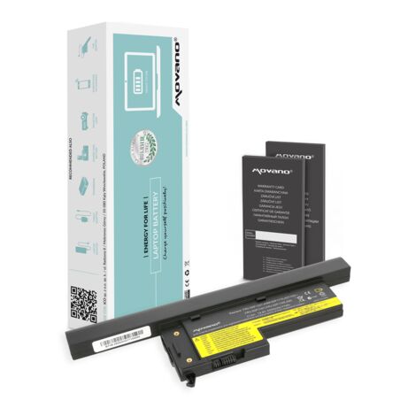 AT Batteria Potenziata 5200mAh 14,4V Per IBM-Lenovo ThinkPad X61 – 8 Celle Li-Ion, Alta Capacità, Garanzia Italiana 2 Anni