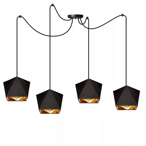 Lampara Colgante Galponera Industrial Araña Techo Spot Led En Venta En