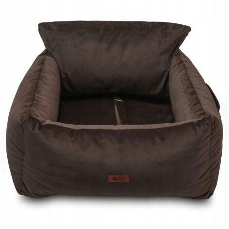Transportín para perro pequeño en el coche, silla de coche york HUGGY DOGGY S