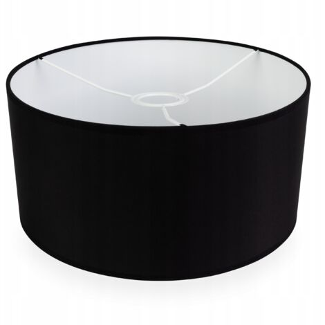 PANTALLA PARA LÁMPARA DE PIE COLGANTE NEGRA 40 CM