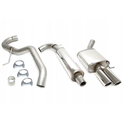 Sistema de escape deportivo CATBACK SKODA OCTAVIA II 2004-2013, VW JETTA III (1/4)