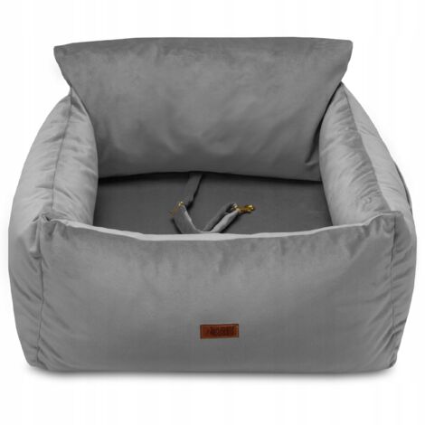 Asiento de coche para perros, transportín para coche, bulldog, dachshund, HUGGY DOGGY L