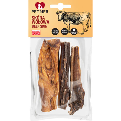 Premio de piel de res Petner para perros 100 g