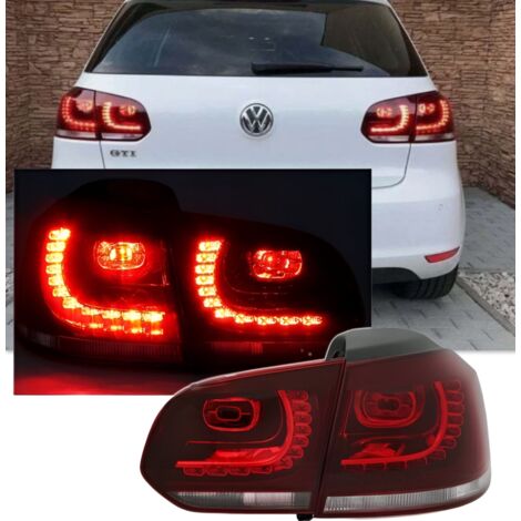 NUEVAS luces traseras LED para VW GOLF 6 VI de 2008 a 2012, color ROJO/BLANCO, CERTIFICADO (1/5)