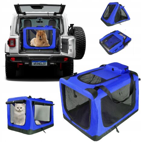 Transportín plegable para gatos pequeños 40 x 30 x 30 cm XS