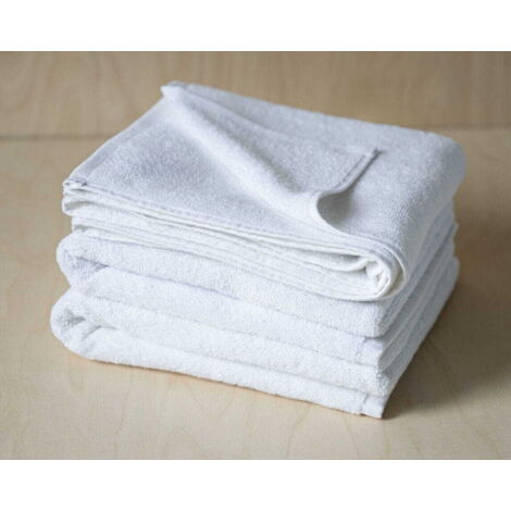 Toalla De Baño Blanca Estándar De Hotel, 100% Algodón, Suave, 2 Unidades