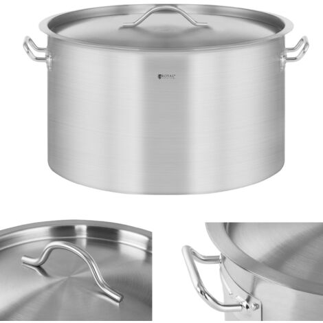 Olla Gastronorm con tapa, acero inoxidable, para cocinas de inducción, 32 L