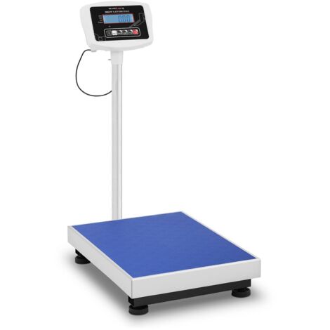 Báscula de almacén calculadora de plataforma LCD SBS-PF-150 hasta 150 kg (1/5)