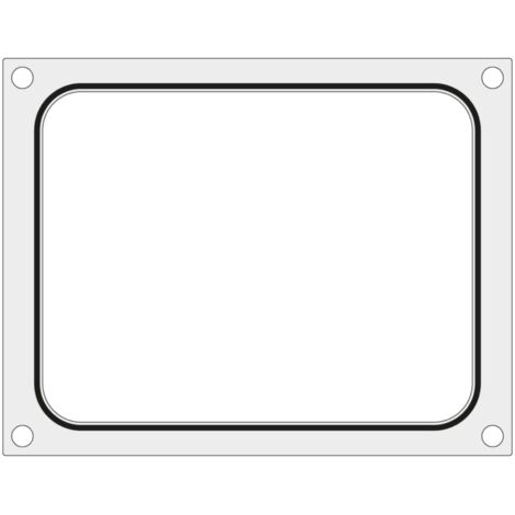Molde de matriz para máquina selladora Hendi para envases de bandeja sin división 227x178 mm - Hendi 805572 (1/2)