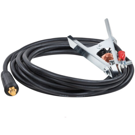 Cable de tierra con pinza para cortadoras de plasma y máquinas de soldar 200A
