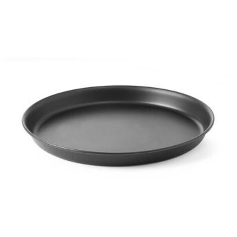 Hendi - Bandeja para pizza de 28 cm - acero al carbono, perfecta para pizzerías y uso doméstico