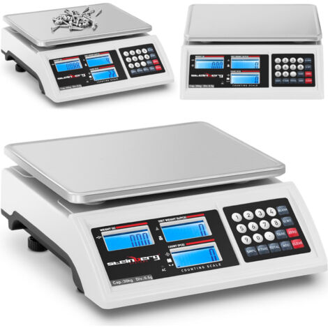 Báscula comercial contadora LCD RS232 30000 g / 0,5 g (1/5)